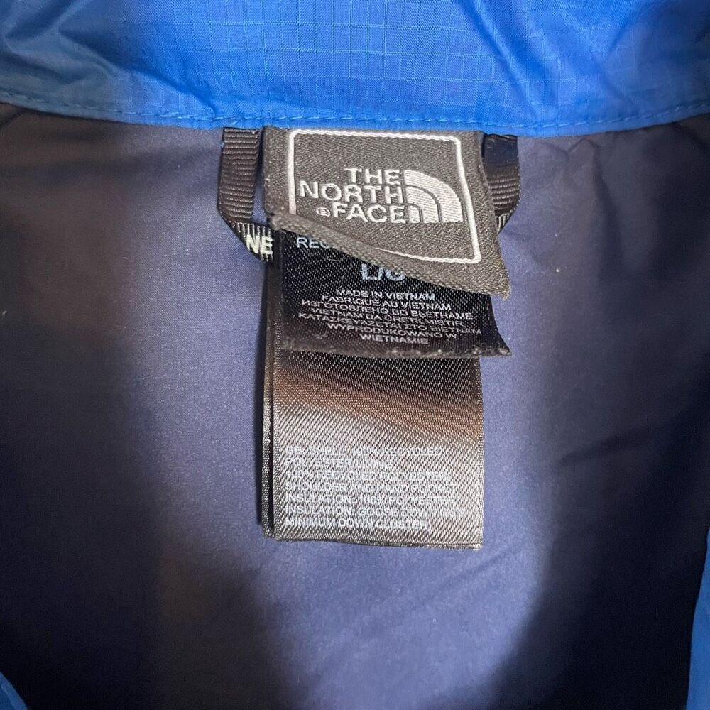 The North Face Jacket Mens Large L Blue Crimptastic 550 Down Hybrid Stretch Warm - Picture 3 of 9